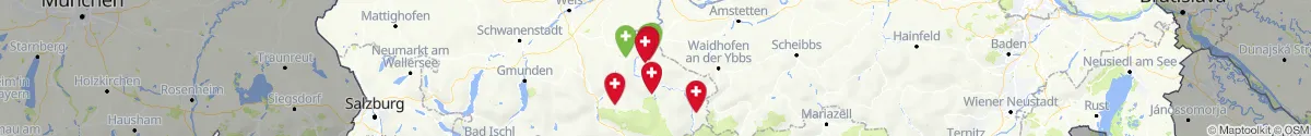 Kartenansicht für Apotheken-Notdienste in der Nähe von Reichraming (Steyr  (Land), Oberösterreich)
